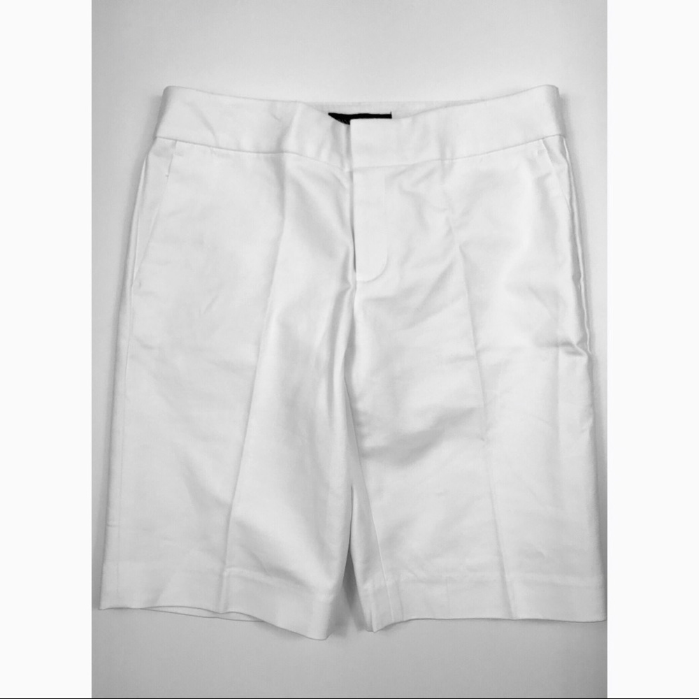 Banana Republic White Bermuda Shorts
